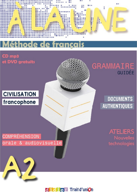 A LA UNE A2 METHODE (MP3 DVD)