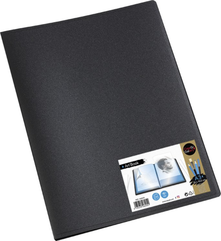 ARTBOOK ΣΟΥΠΛ Α3 30 ΦΥΛΛΩΝ ΜΑΥΡΟ VIQUEL 546005-04