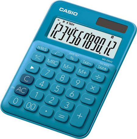 CASIO ΑΡΙΘ/ΝΗ 12Ψ ΜΠΑΤ./ΗΛ. ΑΠΟΦΟΡ. ΡΙΖΑ 14.95x10.5cm MS-20UC-PK ΡΟΖ