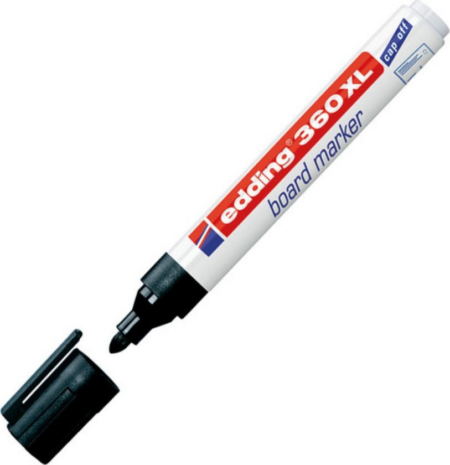 EDDING 360 XL ΜΑΡΚΑΔΟΡΟΣ ΠΙΝΑΚΑ ΣΤΡΟΓ. ΜΥΤΗ ΜΑΥΡΟ 1,5-3mm 01.360XL/1