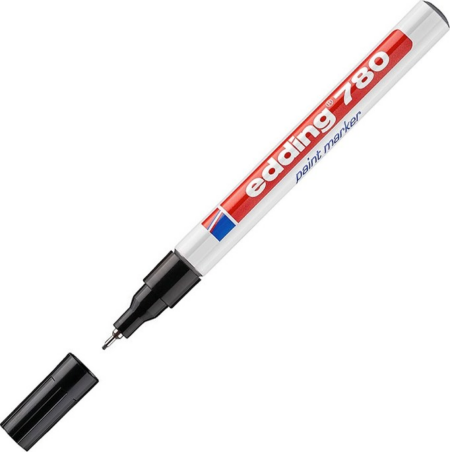 EDDING 780 PAINT MARKER ΜΑΡΚΑΔΟΡΟΣ ΜΑΥΡΟ 0,8mm 01.780/1