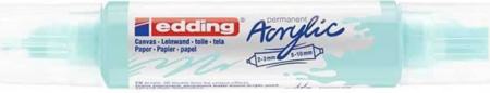 EDDING ΑΚΡΥΛΙΚΟΣ ΜΑΡΚΑΔΟΡΟΣ ΔΙΠΛΟΣ  2-3/5-10mm PASTEL BLUE 01.5400/916
