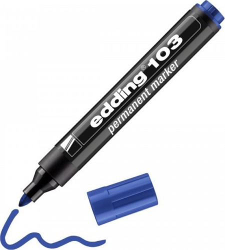 EDDING ΜΑΡΚΑΔΟΡΟΣ ΑΝΕΞΙΤΗΛΟΣ ΣΤΡΟΓΓΥΛΗ ΜΥΤΗ 1.5-3mm ΜΠΛΕ 01.103/03