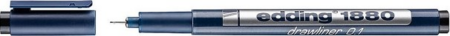 EDDING ΜΑΡΚΑΔΟΡΟΣ ΣΧΕΔΙΟΥ DRAWLINER 0.1MM ΜΑΥΡΟ 01.1880-01/1