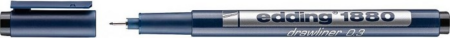 EDDING ΜΑΡΚΑΔΟΡΟΣ ΣΧΕΔΙΟΥ DRAWLINER 0.3MM ΜΑΥΡΟ 01.1880-03/1