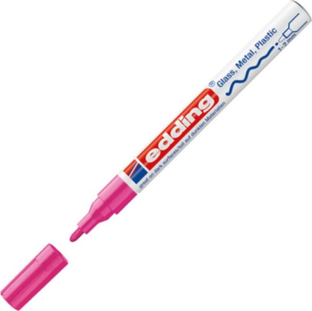 EDDING PAINT MARKER 751 ΜΑΡΚΑΔΟΡΟΣ ΑΝΕΞΙΤΗΛΟΣ ΡΟΖ