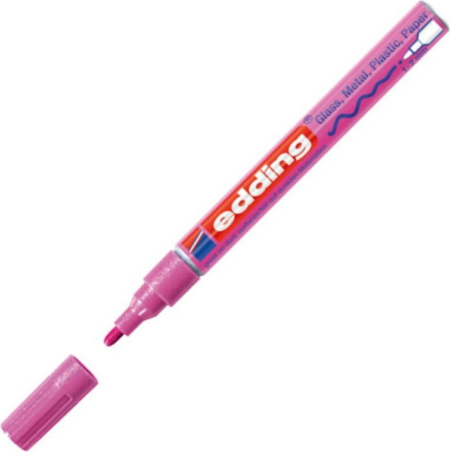 EDDING PAINT MARKER 751 ΜΑΡΚΑΔΟΡΟΣ ΑΝΕΞΙΤΗΛΟΣ ΡΟΖ ΜΕΤΑΛΛΙΚΟ