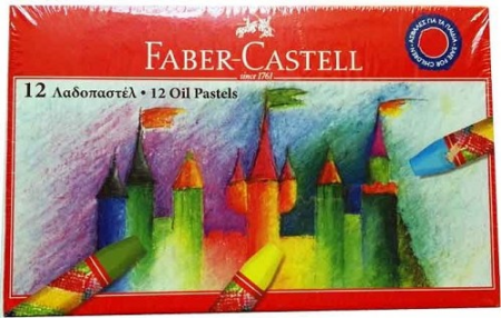 FABER CASTELL ΛΑΔΟΠΑΣΤΕΛ 12 ΧΡΩΜΑΤΑ