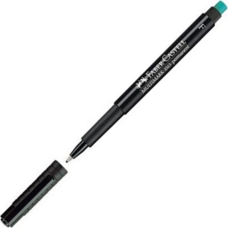 FABER CASTELL ΜΑΡΚΑΔΟΡΟΣ ΔΙΑΦΑΝΕΙΩΝ  MULTIMARK F 0.6mm ΜΑΥΡΟ 1513 151399