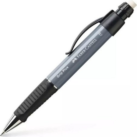 FABER CASTELL ΜΗΧΑΝΙΚΟ ΜΟΛΥΒΙ GRIP PLUS 0.7mm ΓΚΡΙ 130789