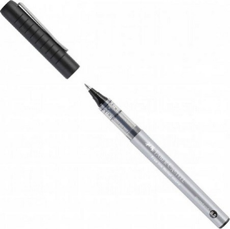 FABER CASTELL ΣΤΥΛΟ FREE INK ROLLER MICRO 0.5mm ΜΑΥΡΟ OF348502