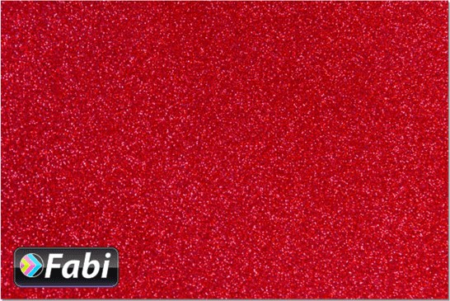 FABI ΧΑΡΤΟΝΙ GLITTER 50X70 ΚΟΚΚΙΝΟ 365503