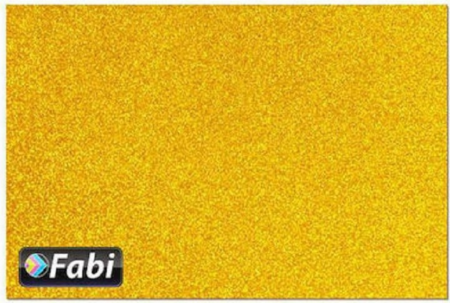 FABI ΧΑΡΤΟΝΙ GLITTER 50X70 ΧΡΥΣΟ - ΑΣΗΜΙ 365501