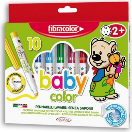 FIBRACOLOR  ΜΑΡΚΑΔΟΡΟΙ BABY COLOR 10 ΤΕΜ. 540SP10S