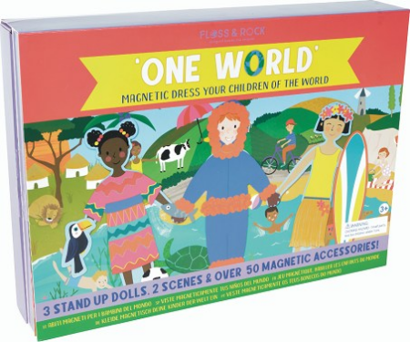 FLOSS&ROCK ΚΟΥΤΙ ΝΤΥΝΩ ΜΕ ΜΑΓΝΗΤΑΚΙΑ ONE WORLD 43P6379