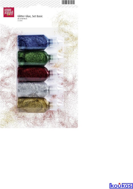 KNORR PRANDELL ΚΟΛΛΑ GLITTER ΣΕΤ 5 ΤΕΜ. ΑΣΟΡΤΙ BASIC 2680992-31