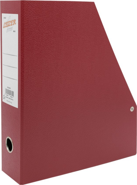 LEIZER ΑΡΧΕΙΟΘΗΚΗ FIBER 28x32x8εκ. KF-2 ΜΠΟΡΝΤΩ