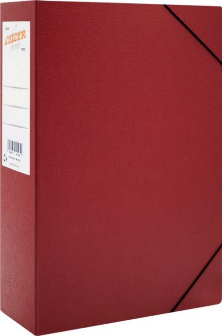 LEIZER ΚΟΥΤΙ ΜΕ ΛΑΣΤΙΧΟ FIBER 25x35x11εκ. KFL ΜΠΟΡΝΤΩ