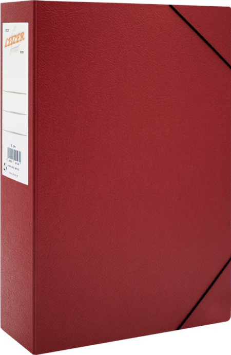 LEIZER ΚΟΥΤΙ ΜΕ ΛΑΣΤΙΧΟ FIBER 25x35x8εκ. KFL ΜΠΟΡΝΤΩ