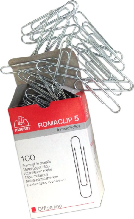 MAESTRI ΣΥΝΔΕΤΗΡΕΣ ΑΤΣΑΛΙ ROMACLIP Νο5 100τεμ. 1092105