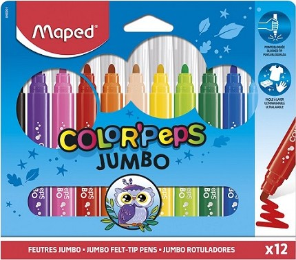 MAPED 12 ΜΑΡΚΑΔΟΡΟΙ COLOR PEPS MAXI SPECIAL EDITION 846901