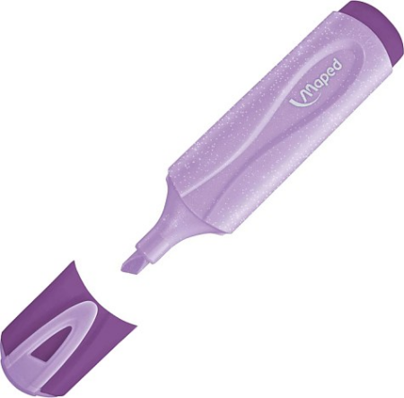 MAPED ΜΑΡΚΑΔΟΡΟΣ ΥΠΟΓΡΑΜΜΙΣΕΩΣ FLUO PEP'S PASTEL GLITTER ΜΩΒ 742038