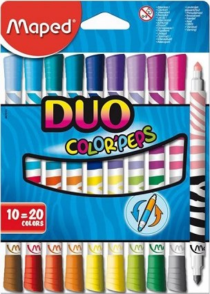 ΜΑΡΚΑΔΟΡΟΙ COLOR' PEPS DUO COLOS 20τεμ. 847010