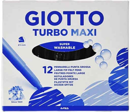 ΜΑΡΚΑΔΟΡΟΙ ΜΕΜΟΝΩΜΕΝΟΙ GIOTTO TURBO MAXI ΜΑΥΡΟ 456036