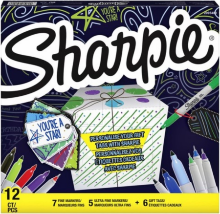 ΜΑΡΚΑΔΟΡΟΙ SHARPIE FINE PERMANET ΣΕΤ 12τεμ. 2095480
