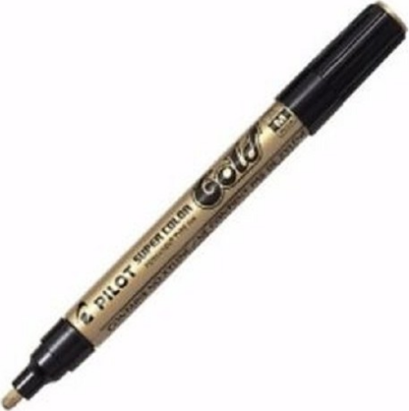 ΜΑΡΚΑΔΟΡΟΣ ΑΝΕΞΙΤΗΛΟΣ PILOT SUPER COLOUR MEDIUM ΧΡΥΣΟ SC-G-M