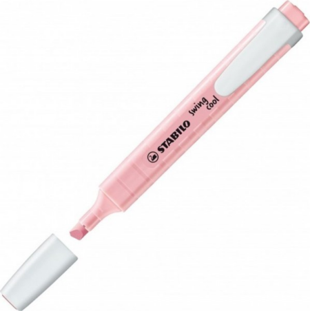 ΜΑΡΚΑΔΟΡΟΣ ΥΠΟΓΡΑΜΜΙΣΕΩΣ STABILO SWING PASTEL 275/129-8 ΡΟΖ