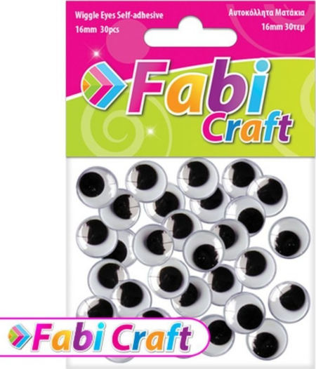 ΜΑΤΑΚΙΑ ΑΥΤΟΚΟΛΛΗΤΑ FABI 16mm 30 ΤΕΜΑΧΙΑ