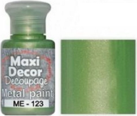 MAXI DECOR ΑΚΡΥΛΙΚΟ ΜΕΤΑΛΛΙΚΟ ΠΡΑΣΙΝΟ Νο 123