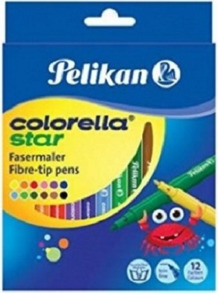 PELIKAN 12 ΜΑΡΚΑΔΟΡΟΙ COLORELLA STAR FINE 814508