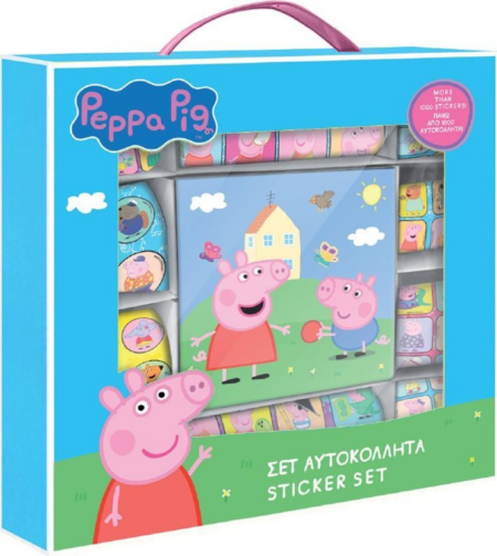 PEPPA PIG ΣΕΤ 1000 ΑΥΤΟΚΟΛΛΗΤΑ 482769