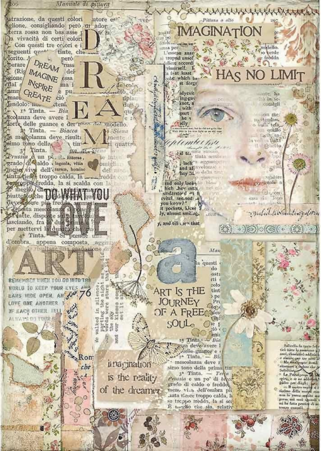 ΡΙΖΟΧΑΡΤΟ DECOUPAGE A4 LOVE ART 4438
