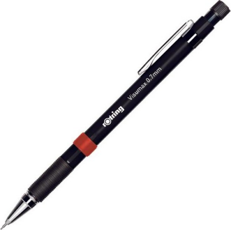ROTRING VISUMAX ΜΟΛΥΒΙ ΜΗΧΑΝΙΚΟ 0.7 ΜΑΥΡΟ 1404.1007.11