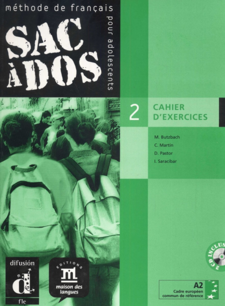 SAC A'DOS 2 CAHIER D'EXERCICES + CD A2