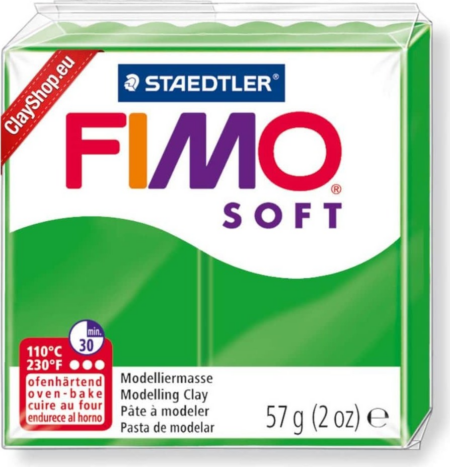 STAEDTLER FIMO ΠΗΛΟΣ SOFT 57gr No 53 ΠΡΑΣΙΝΟ 0296