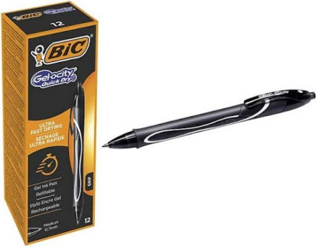 ΣΤΥΛΟ ΜΑΥΡΟ BIC GELO QUICK DRY 0,7 mm