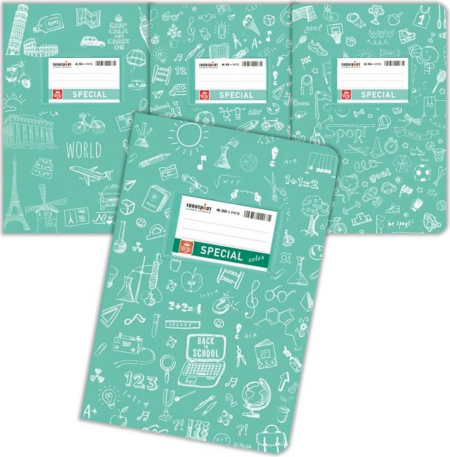 ΤΕΤΡΑΔΙΟ SPECIAL DOODLES ΡΙΓΕ 17Χ25 50Φ ΒΕΡΑΜΑΝ 4311