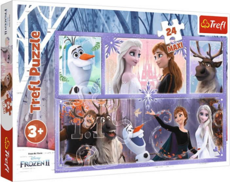 TREFL ΠΑΖΛ FROZEN 24ΤΕΜ MAXI A WORLD FULL OF MAGIC 817-14345