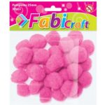 Fabi Pompoms 2.5εκ. 30τεμ. ΡΟΖ 130295