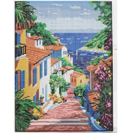DOTZ DIAMOND ΣΕΤ ΖΩΓΡΑΦΙΚΗΣ 30Χ40 MEDITERRANEAN ΜΕ ΤΕΛΑΡΟ DD34.4022