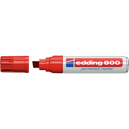 EDDING 800 PERMANENT MARKER 4-12 m/m ΚΟΚΚΙΝΟ