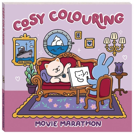 ΒΙΒΛΙΟ ΖΩΓΡΑΦΙΚΗΣ COSY COLOURING TECHNIQUES MOVIE MARATHON KAL-57