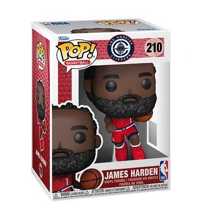 Funko Pop Basketball Los Angeles Clippers - James Harden #210 Vinyl Figures