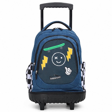 LYCSAC ΤΣΑΝΤΑ ΤΡΟΛΛΕΥ ΔΗΜΟΤΙΚΟΥ KIDS COLLECTION SCATE MODE LS03447