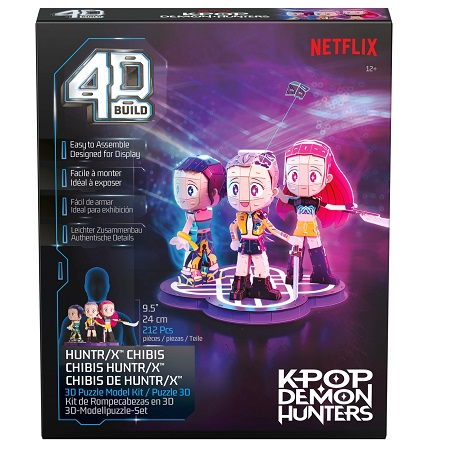 SPIN MASTER ΚΑΤΑΣΚΕΥΗ 4D BUILT K-POP DEMON HUNTERS - HUNTRIX STAGE 6078016