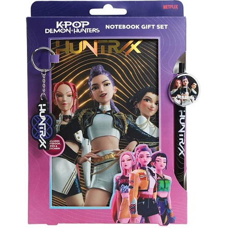 ΣΕΤ ΣΗΜΕΙΩΜΑΤΑΡΙΟ ΜΕ ΣΤΥΛΟ ΚΑΙ ΜΠΡΕΛΟΚ K-POP DEMON HUNTERS GOLDEN KD722083